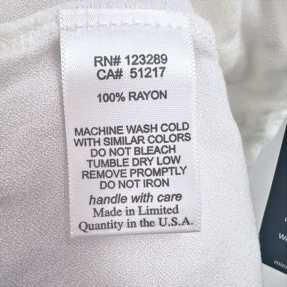 Michael Lauren Chance Spaghetti White Tank Dress with Lining Size S NWT - Picture 5 of 7